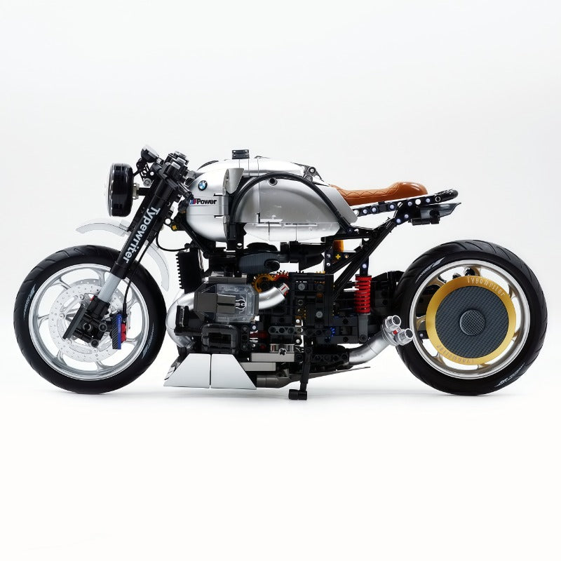 1:5 BMW Motorcycle Model (Silver)