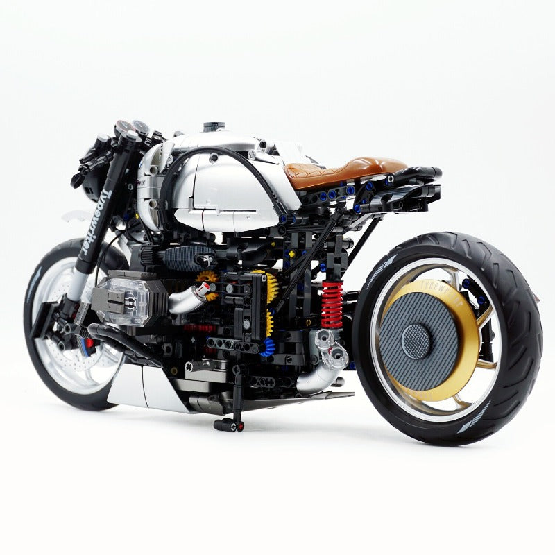 1:5 BMW Motorcycle Model (Silver)