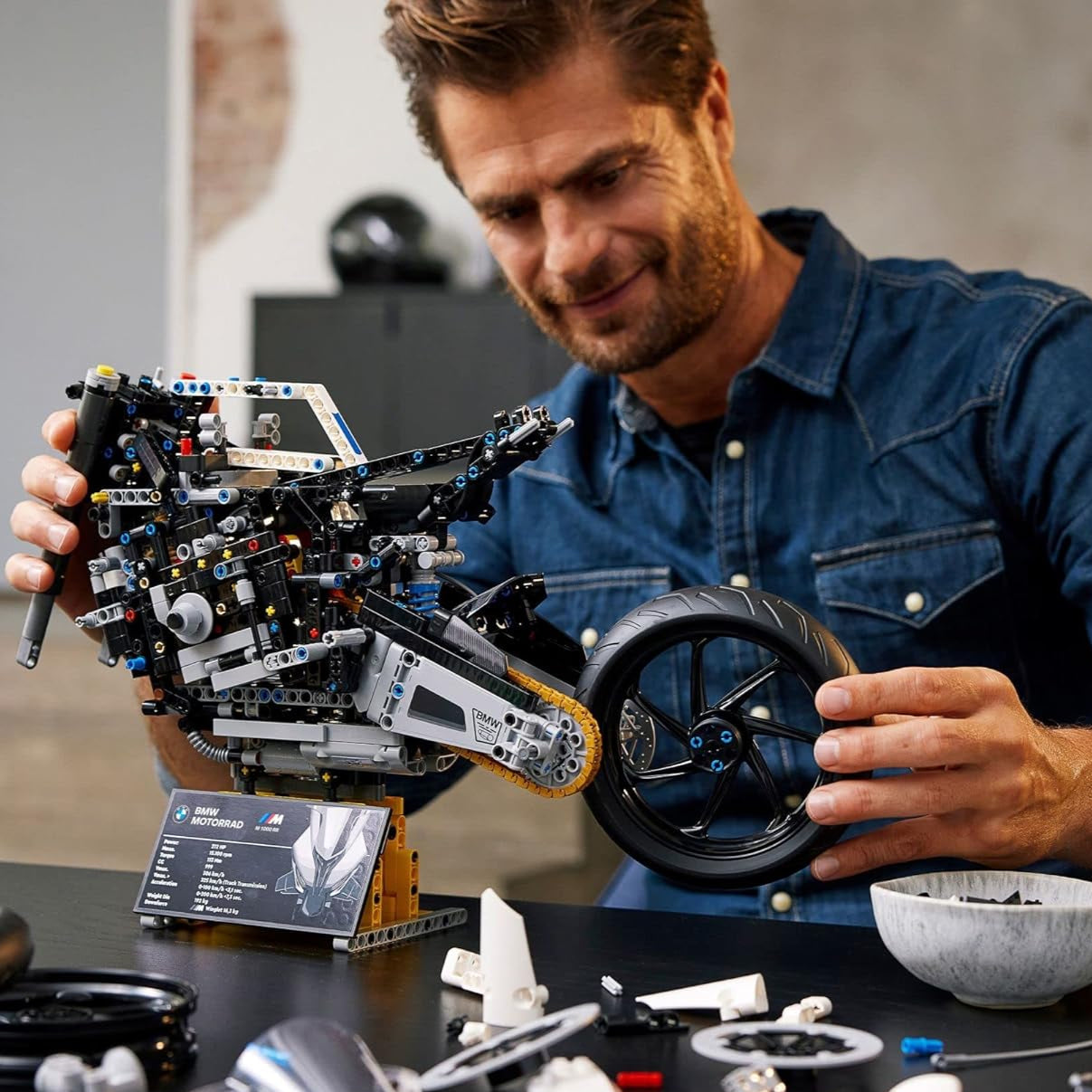 Adult Motorcycle Building Blocks