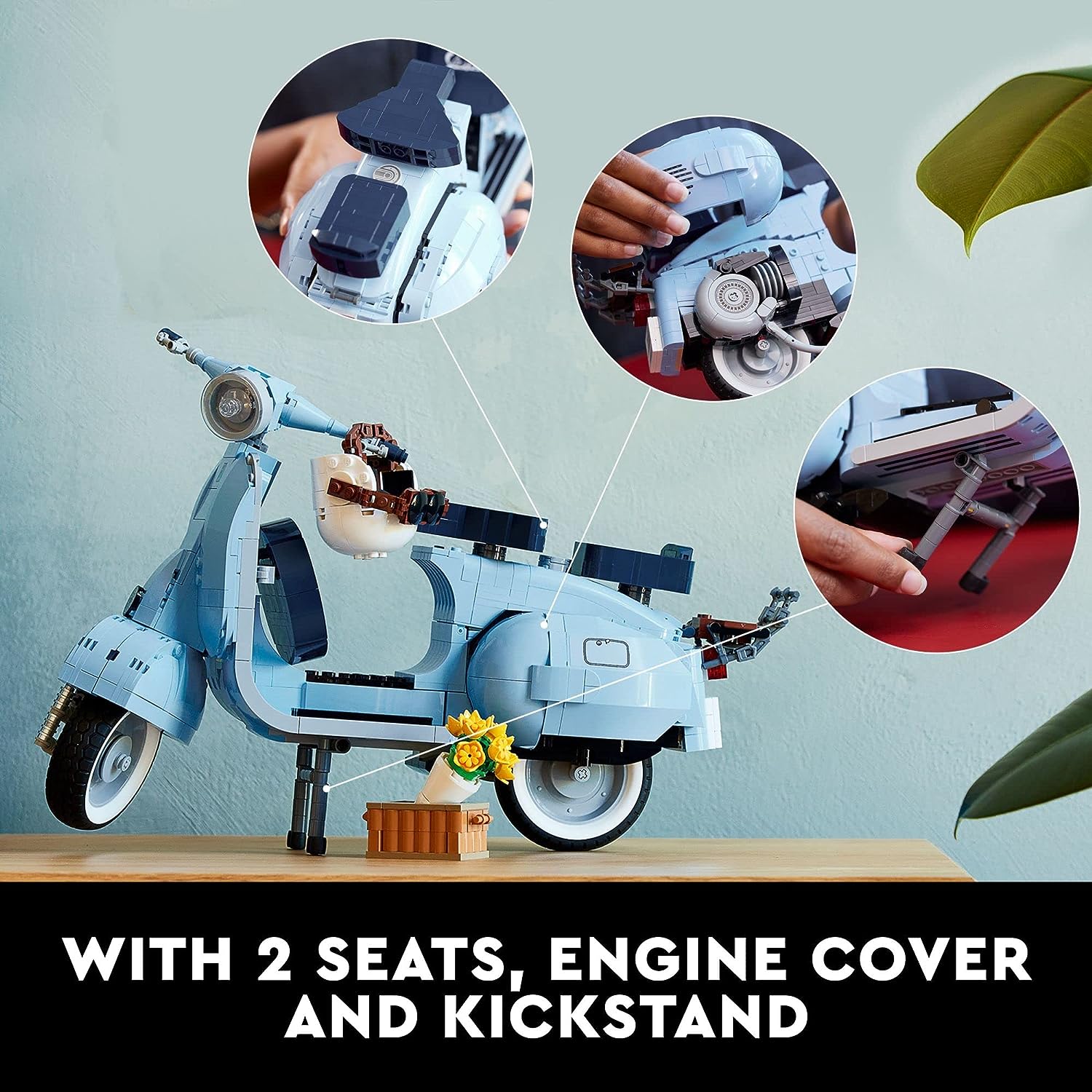 Vespa 125 Scooter Building Blocks