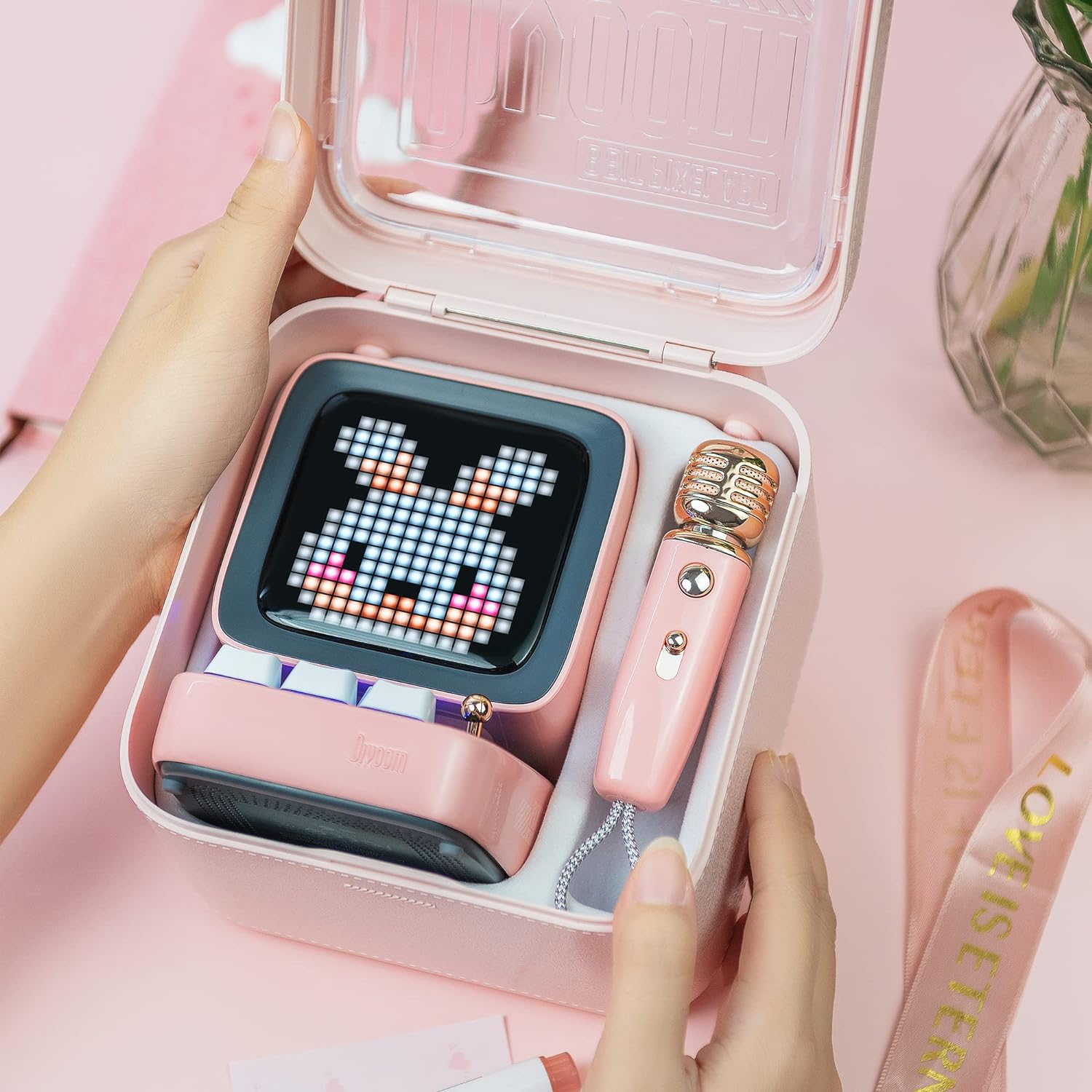 Bluetooth Speaker with Karaoke Mic