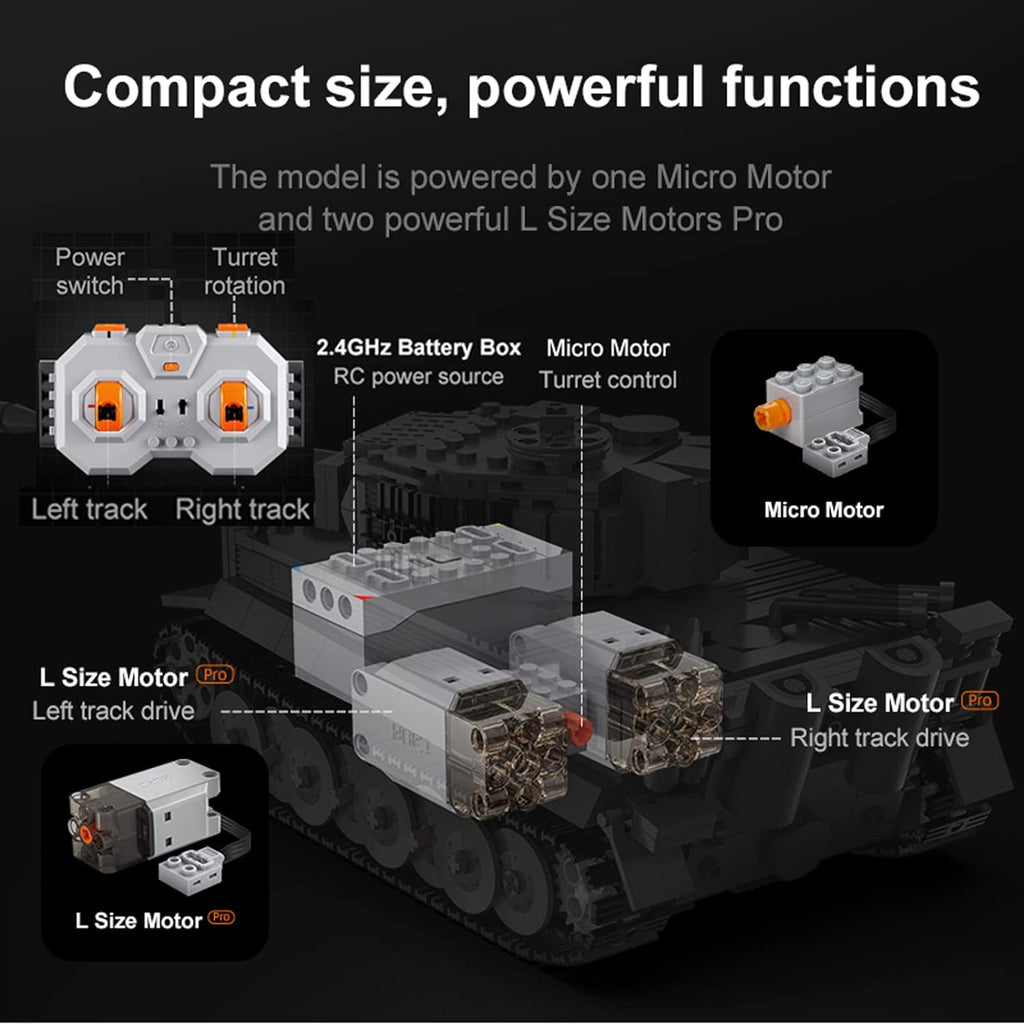 Remote Control Tank Building Blocks