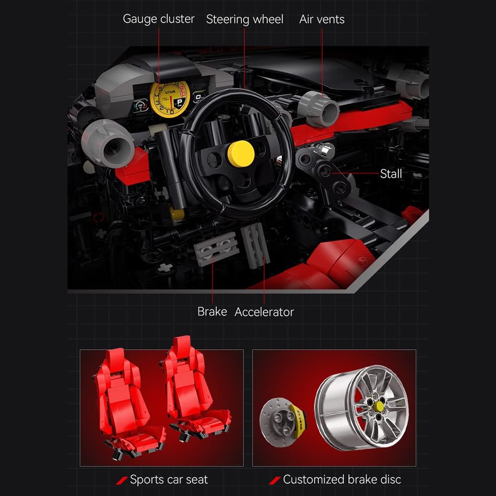 1:8 Sports Car Building Set