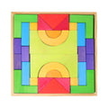 30 Pcs STAINED Large Basic I Building Block Set with Storage Tray