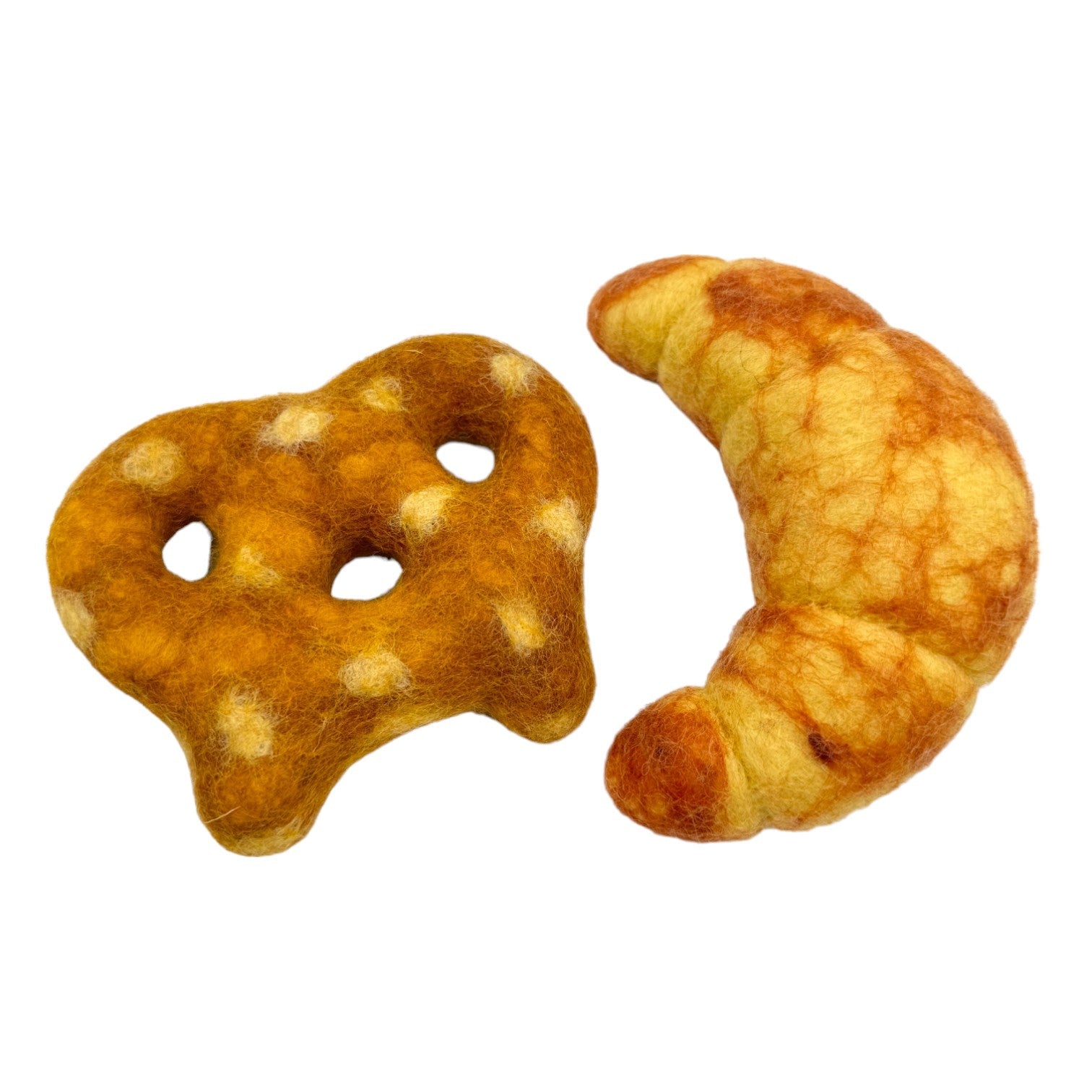 Handmade in Nepal 100% Wool Felt Foods Play Set for Pretend Cooking and Farmer's Market Play