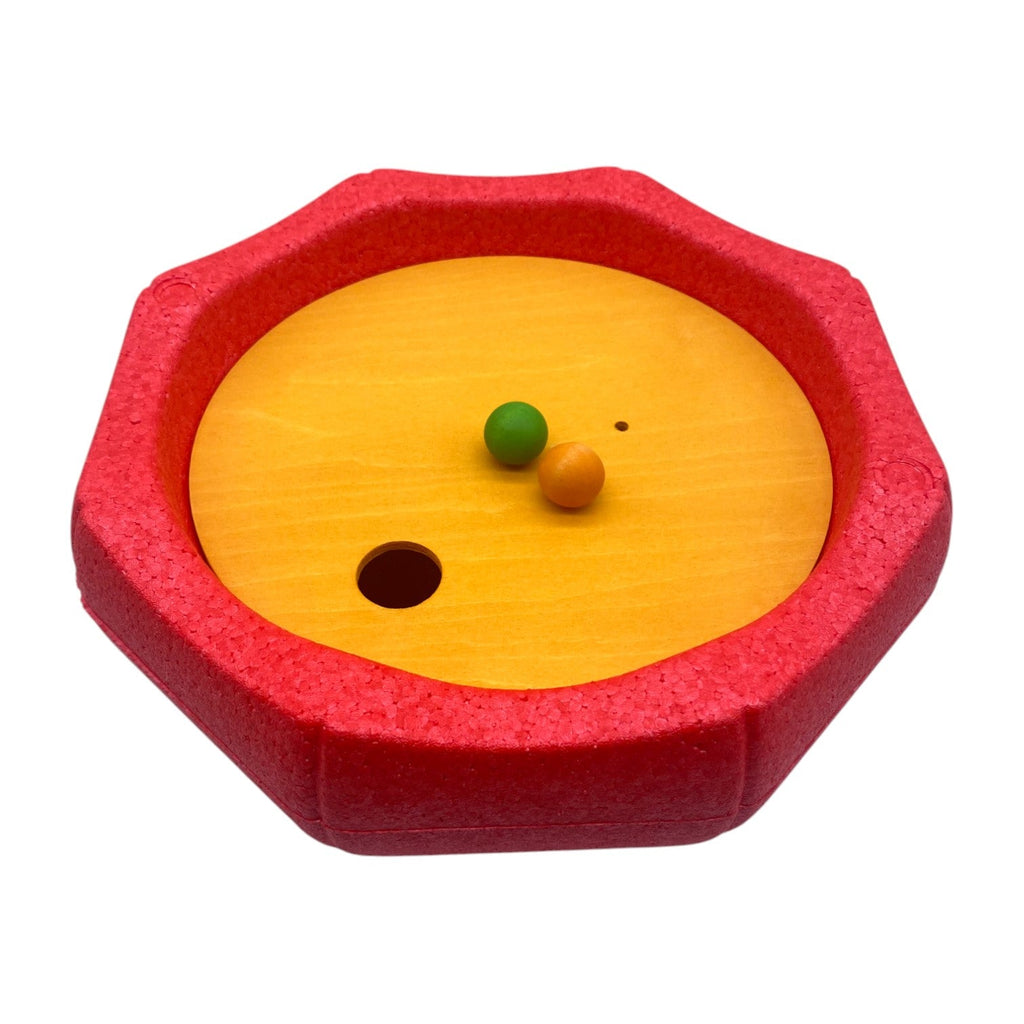 6-Piece Rolling Discs Set for Stepping Stones – Includes 6 Wooden Balls in Varying Sizes