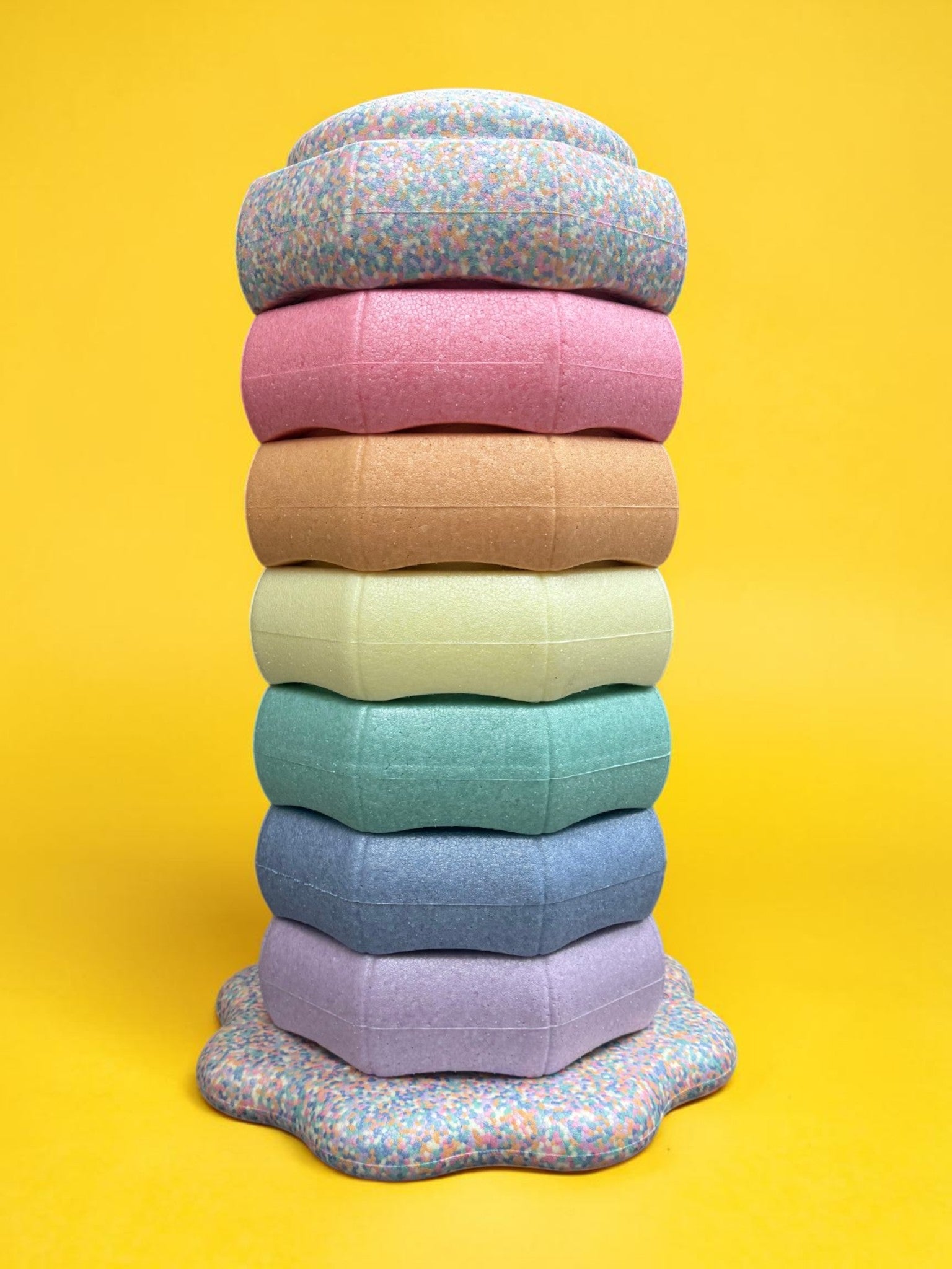 Pastel Confetti Stepping Stone (Single Piece)