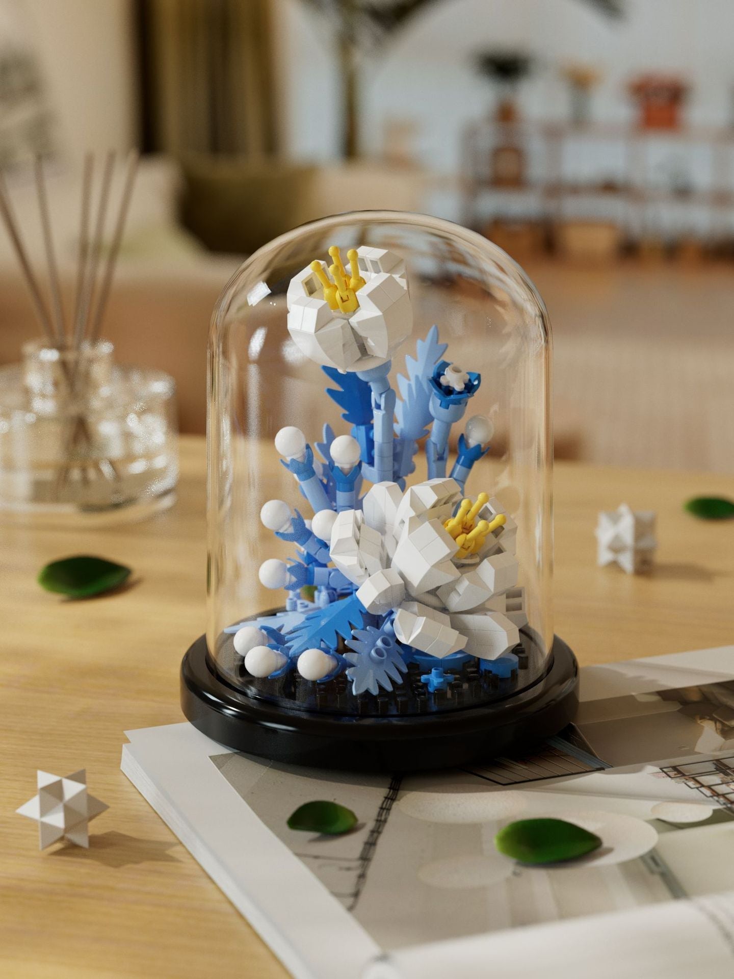 Rose Bouquet Building Set