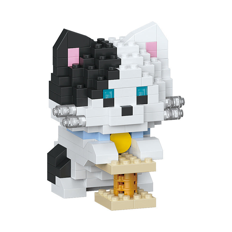 Mini Cat Animal Building Set