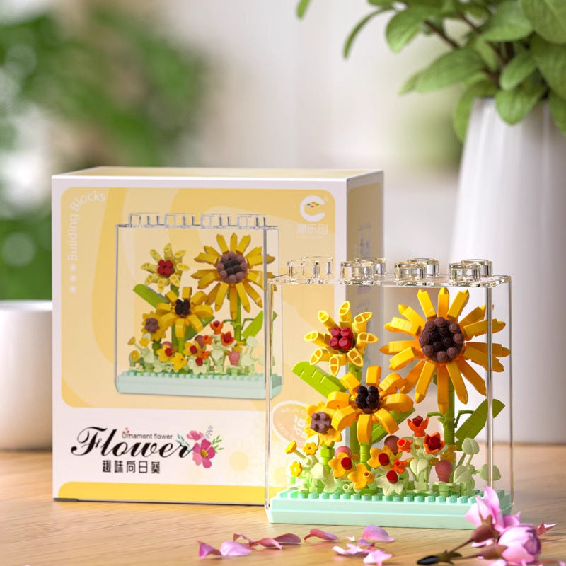Rose Bouquet Building Set