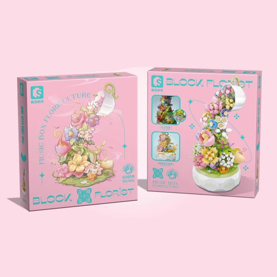 Rose Bouquet Building Set