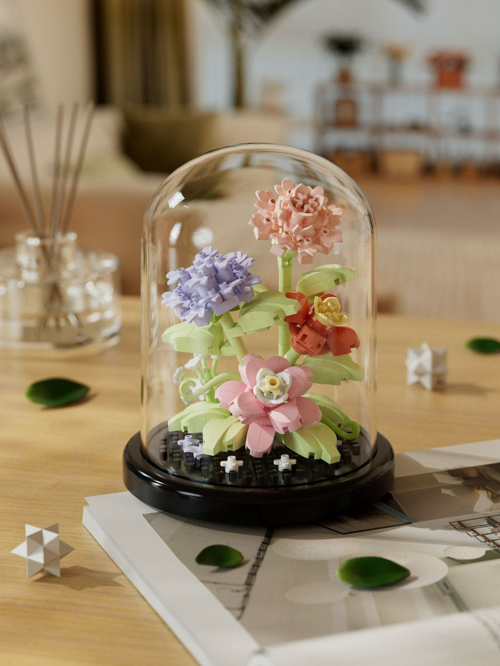 Rose Bouquet Building Set