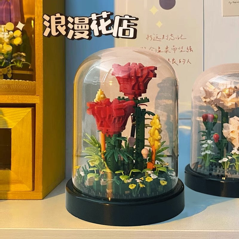 Rose Bouquet Building Set