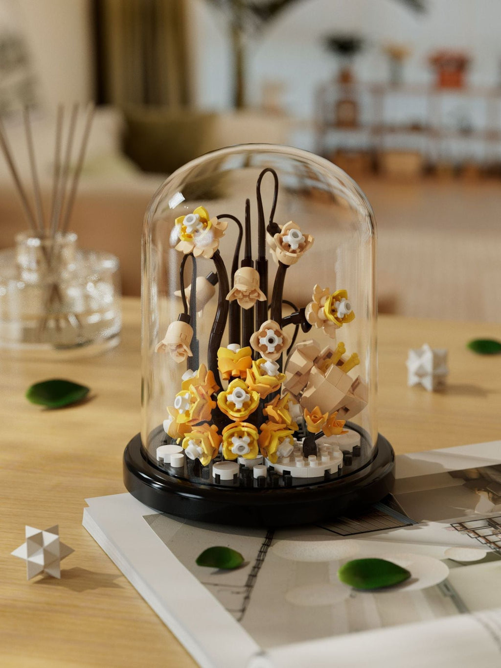 Rose Bouquet Building Set
