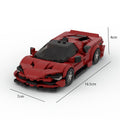 Ferrari SF90 Sports Car Building Set