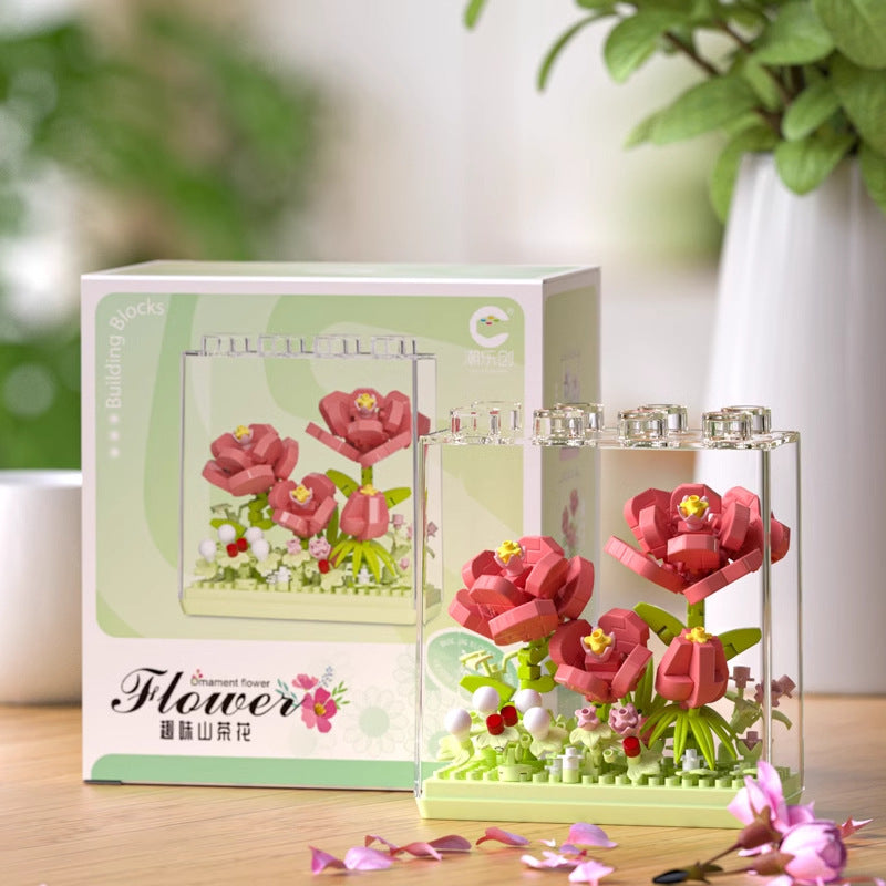 Rose Bouquet Building Set