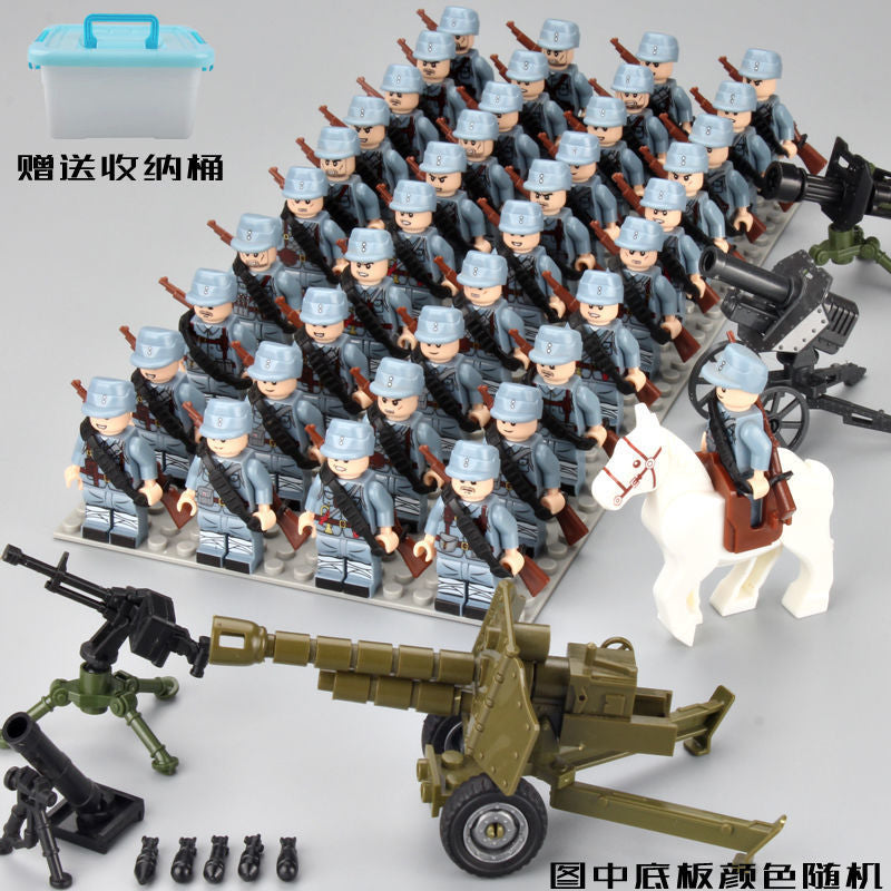 WWII Military Base Building Set