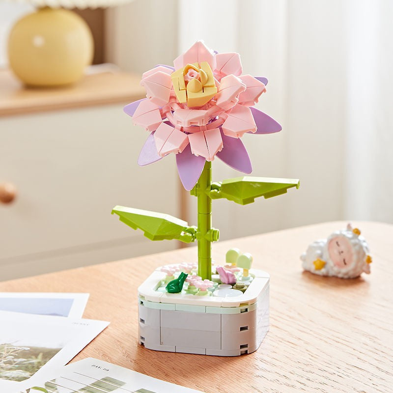 Rose Bouquet Building Set