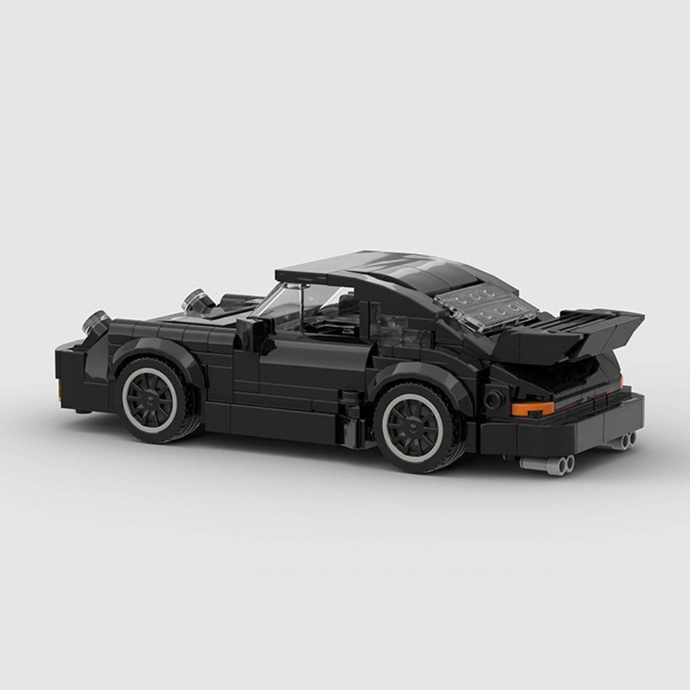 Black Porsche 911 Turbo Building Set