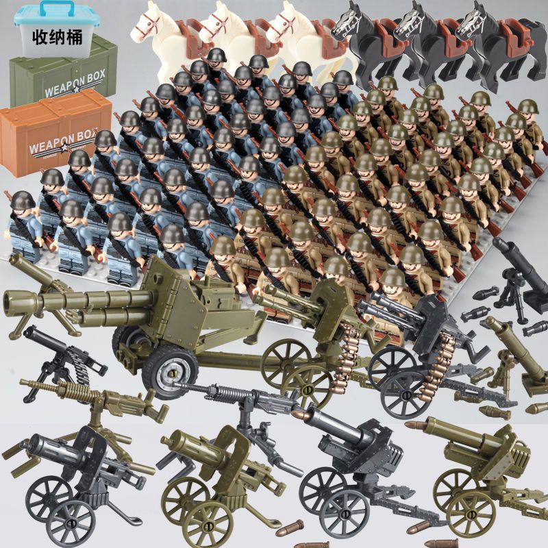 WWII Military Base Building Set