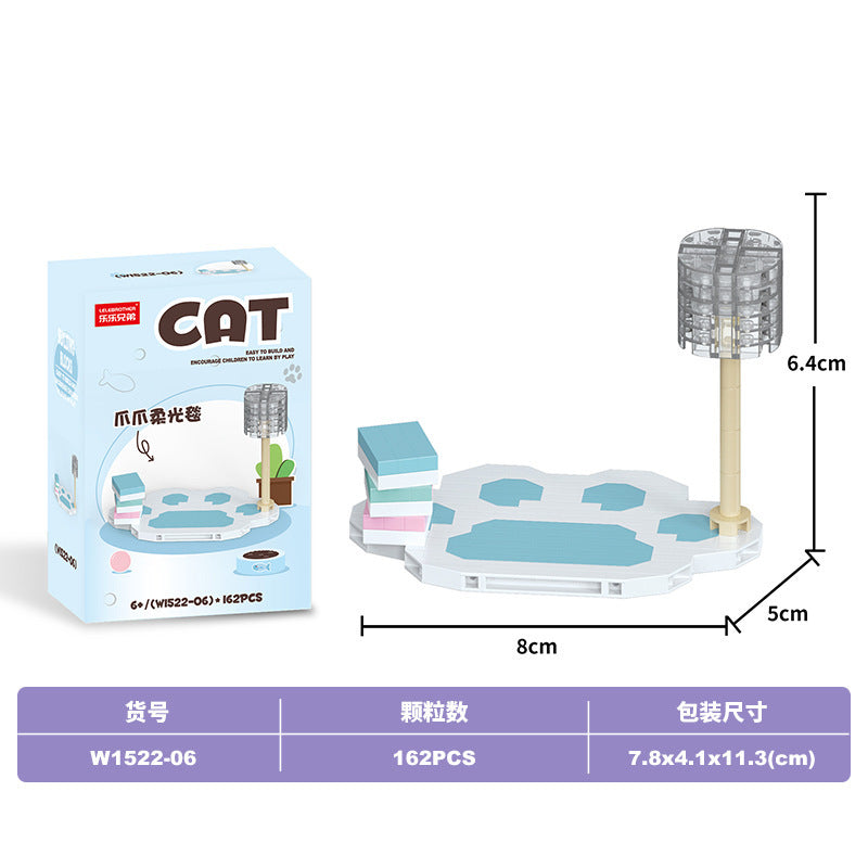 Mini Cat Animal Building Set