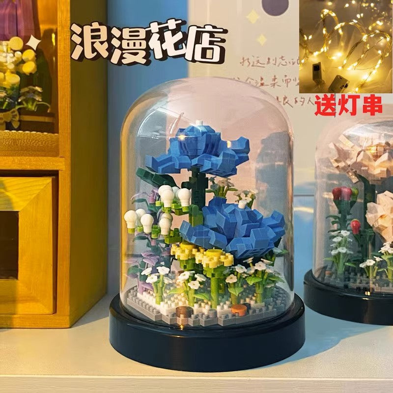 Rose Bouquet Building Set