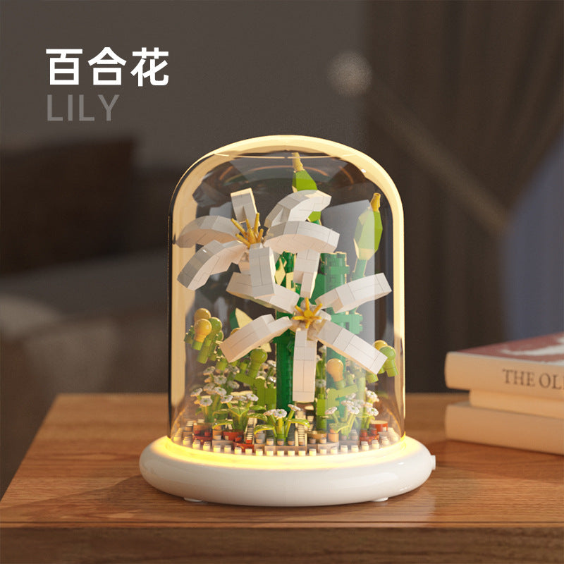 Rose Bouquet Building Set