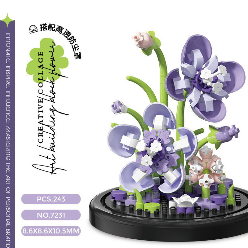 Rose Bouquet Building Set