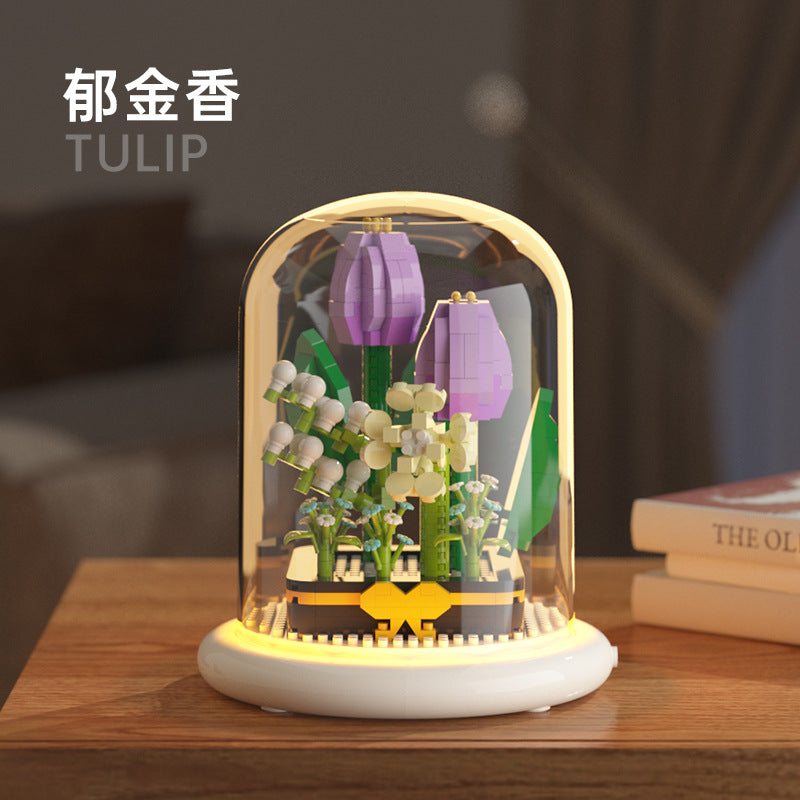 Rose Bouquet Building Set