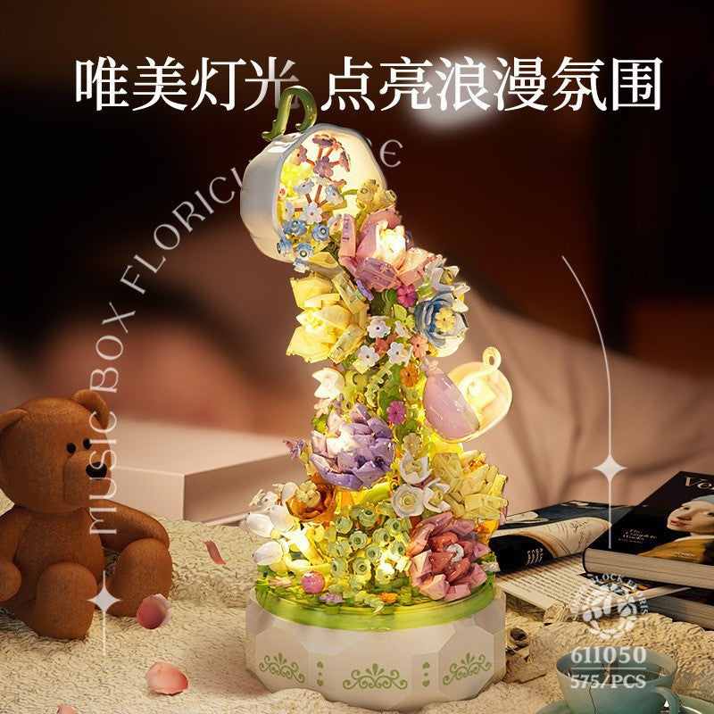 Rose Bouquet Building Set