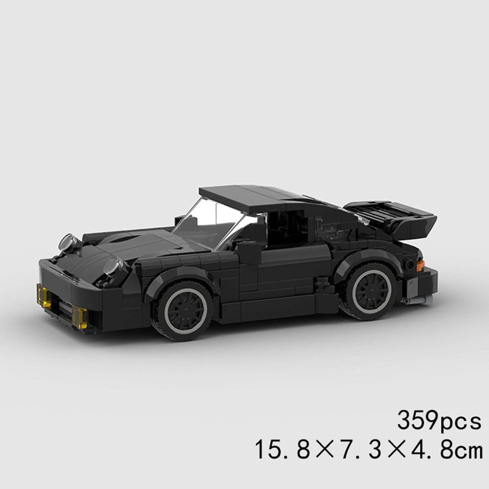 Black Porsche 911 Turbo Building Set