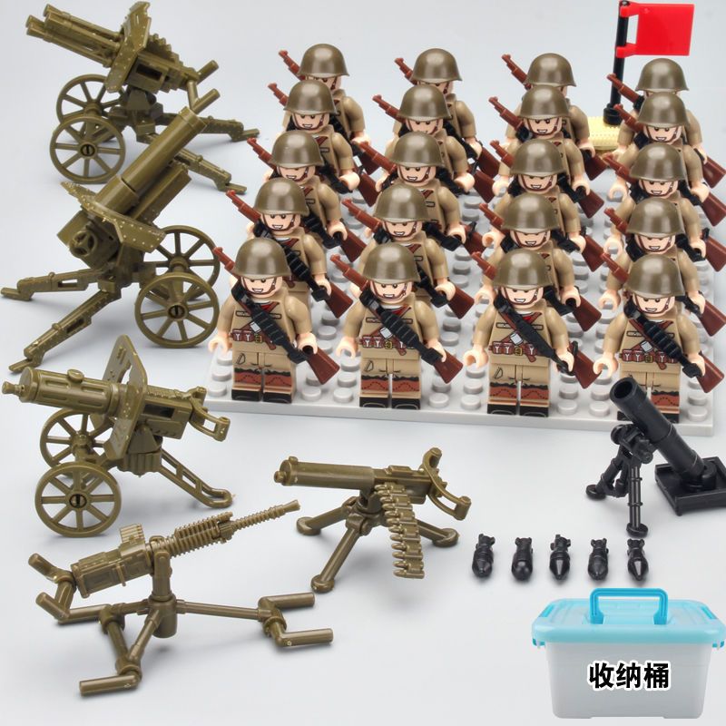 WWII Military Base Building Set