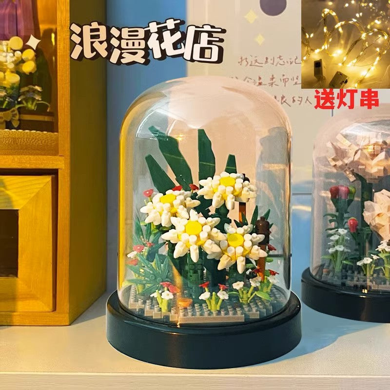Rose Bouquet Building Set