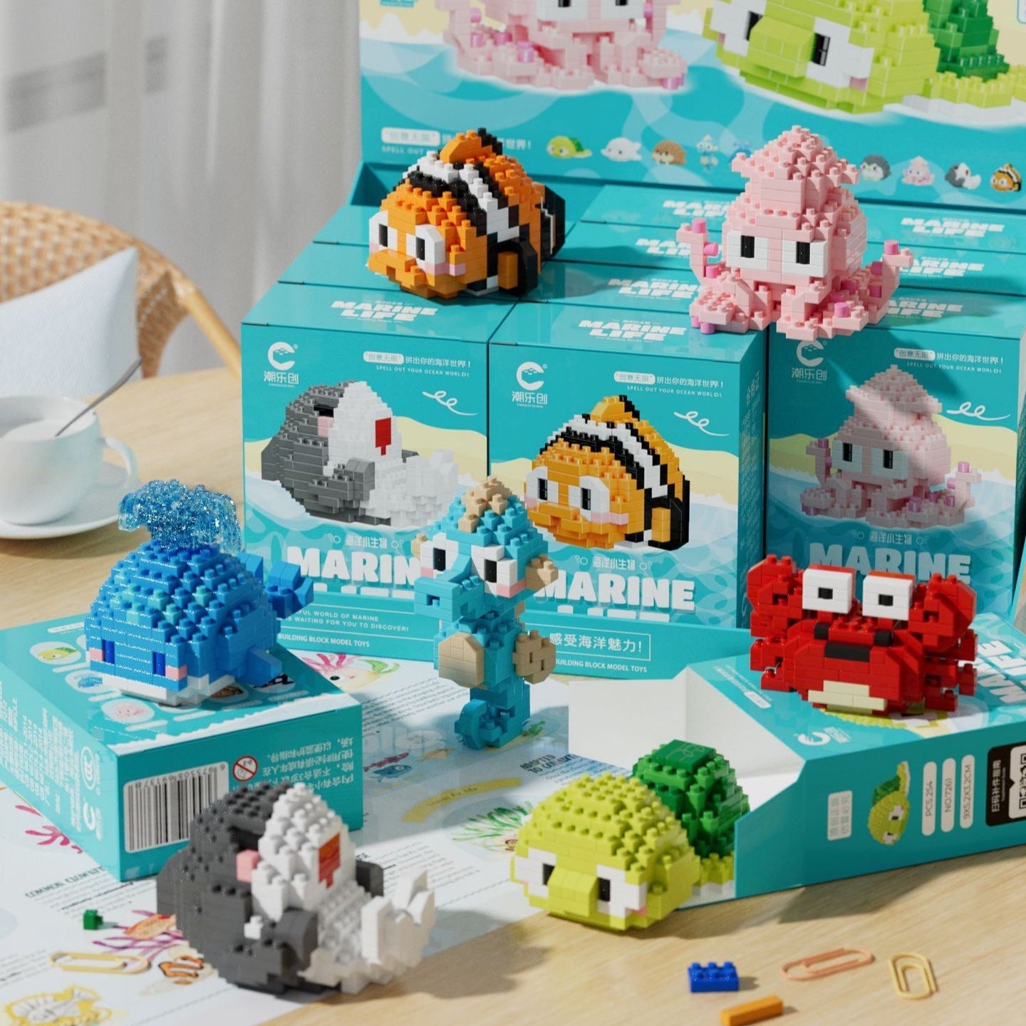 Ocean Creatures Building Set