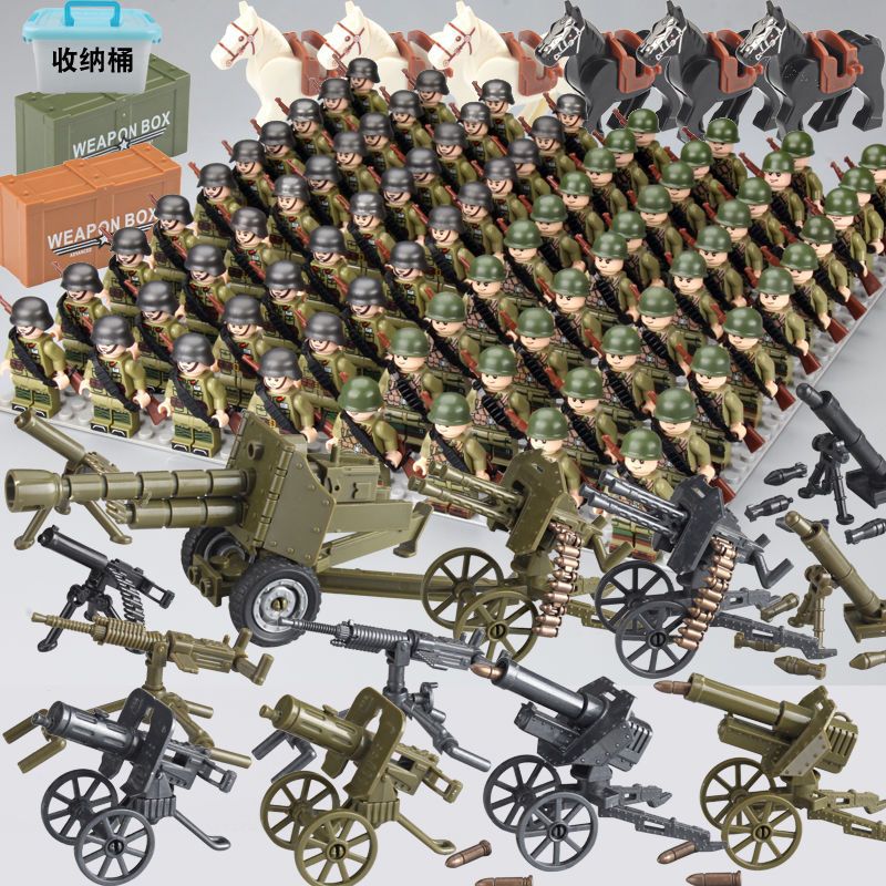 WWII Military Base Building Set