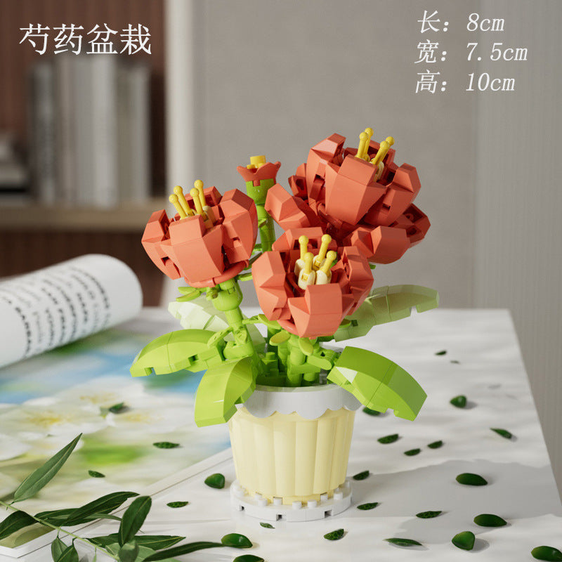 Rose Bouquet Building Set