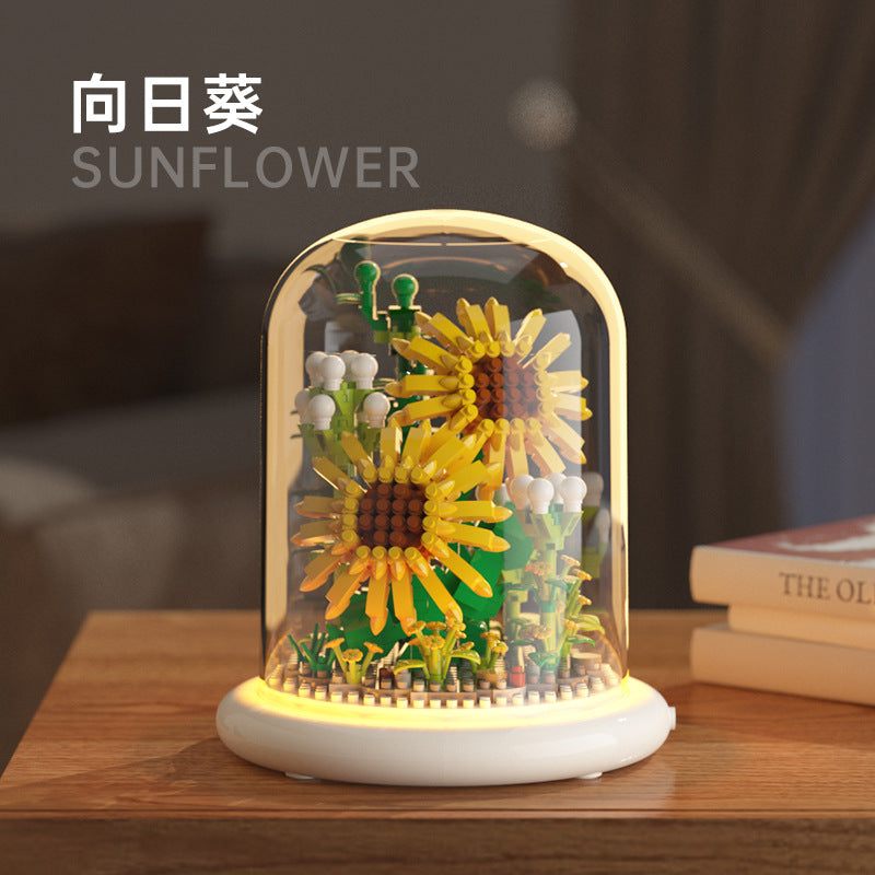 Rose Bouquet Building Set