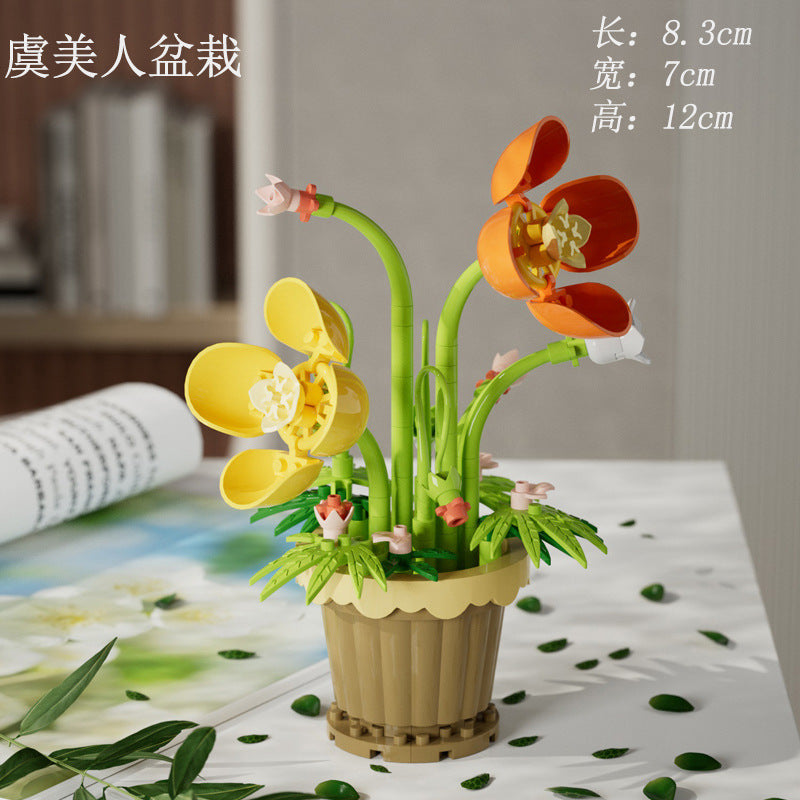 Rose Bouquet Building Set