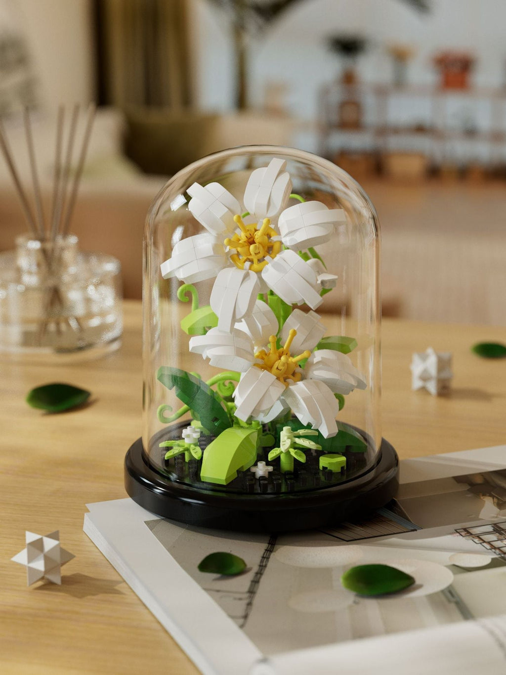 Rose Bouquet Building Set