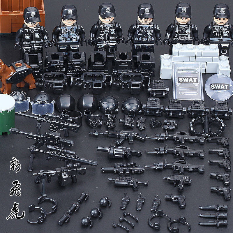 WWII Military Base Building Set