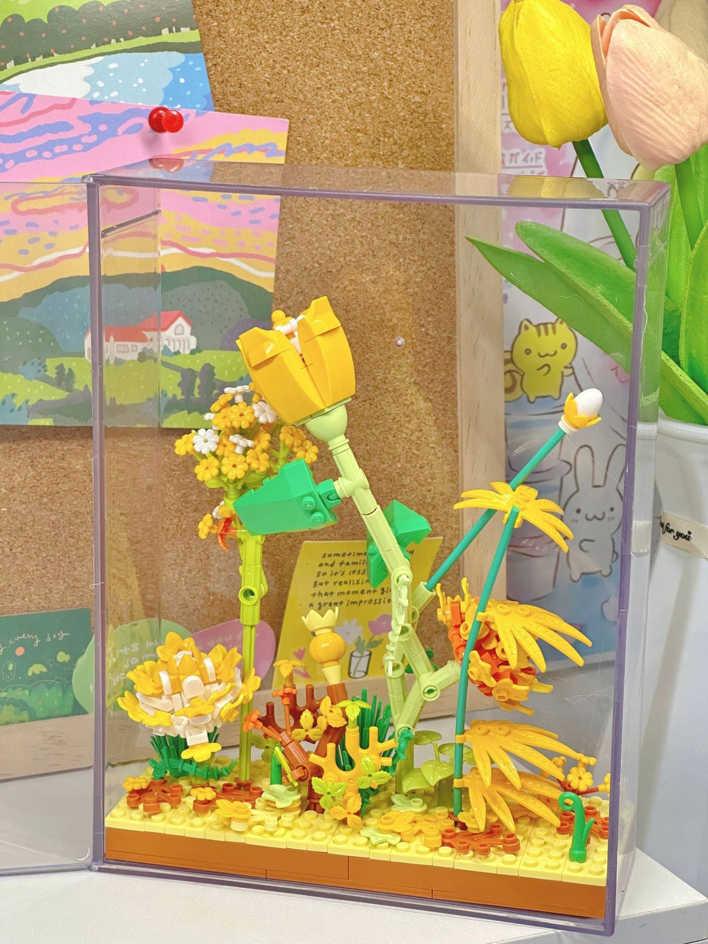Rose Bouquet Building Set