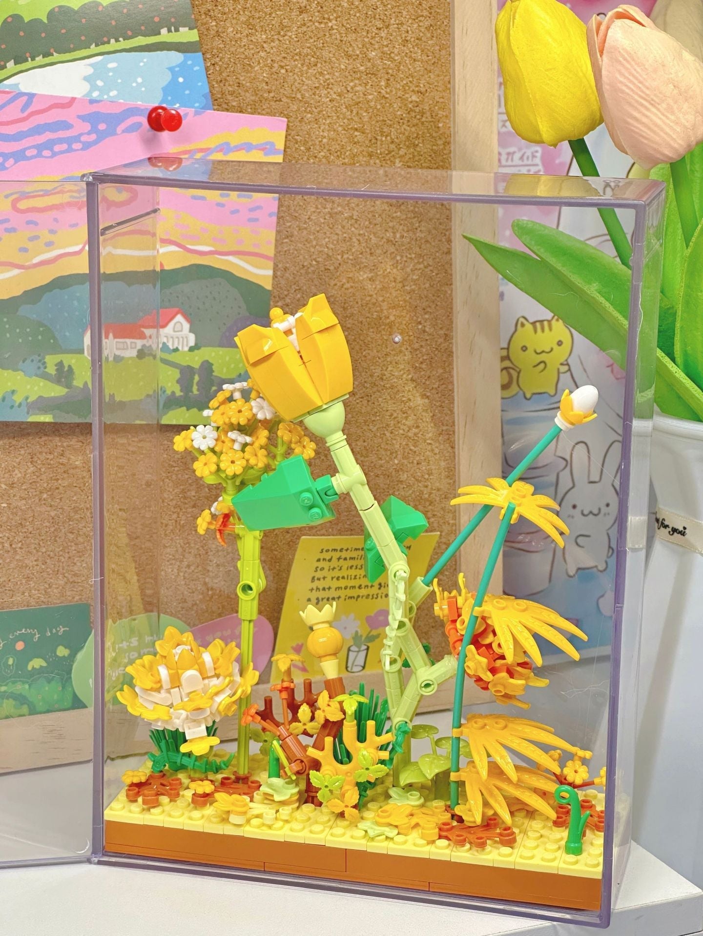 Rose Bouquet Building Set