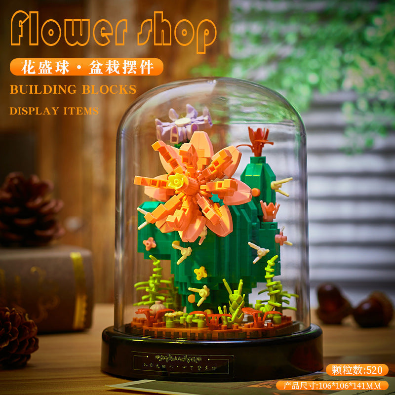 Rose Bouquet Building Set