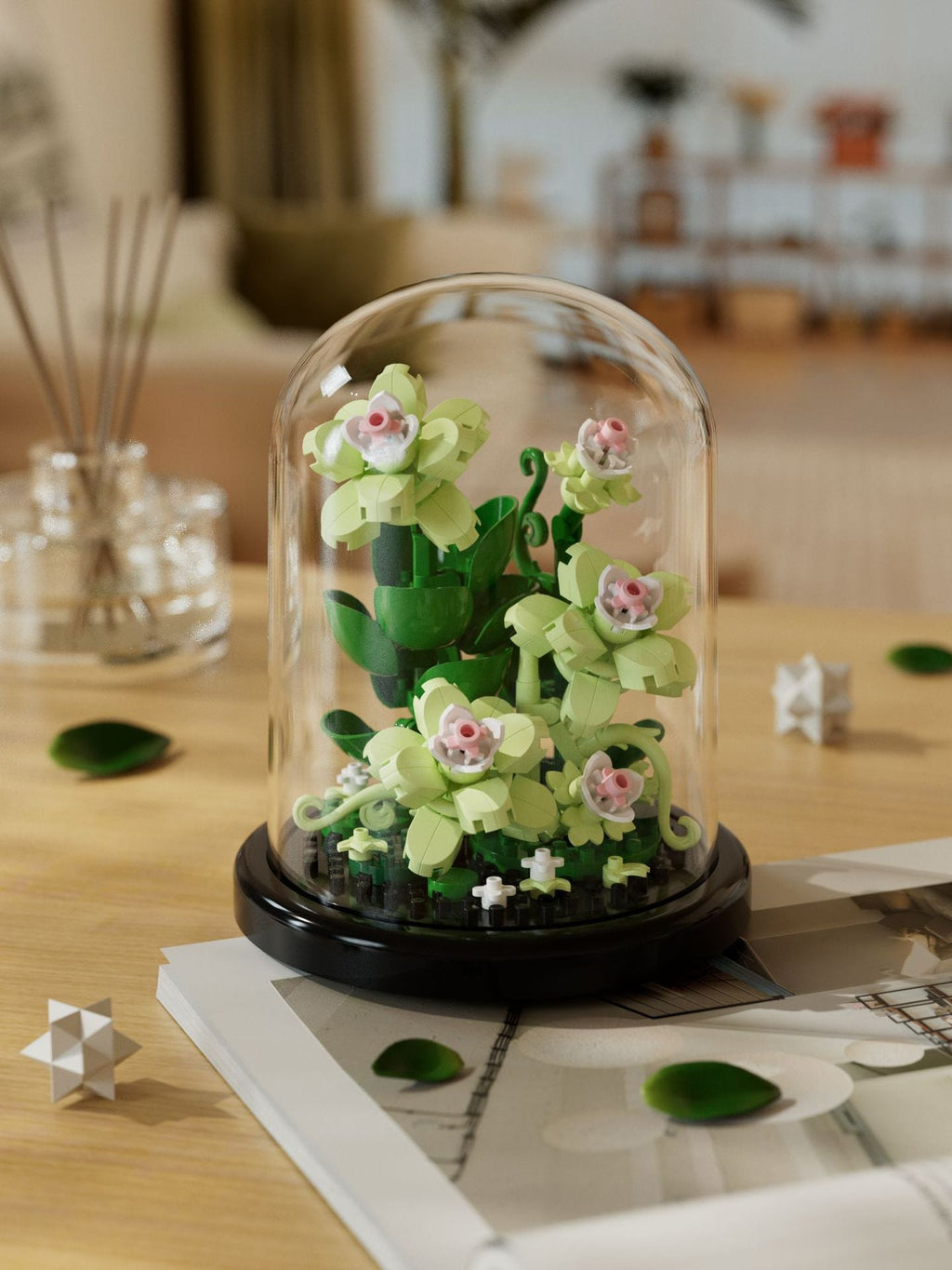 Rose Bouquet Building Set