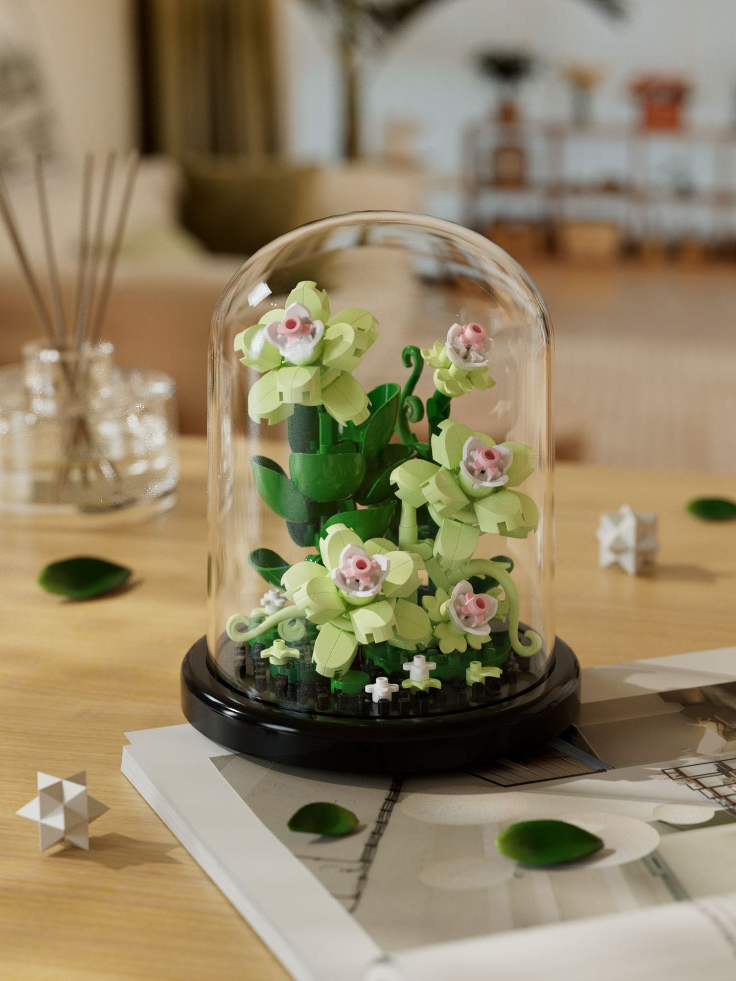 Rose Bouquet Building Set