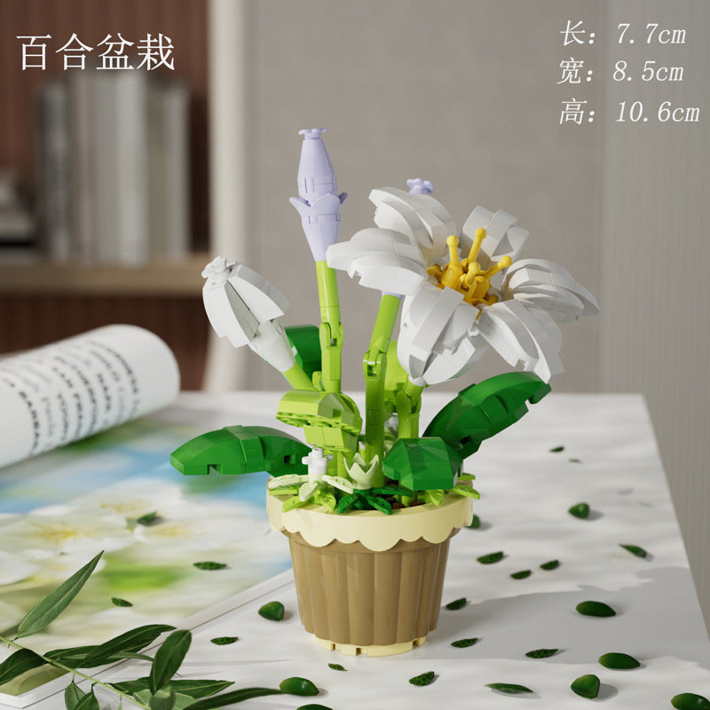 Rose Bouquet Building Set