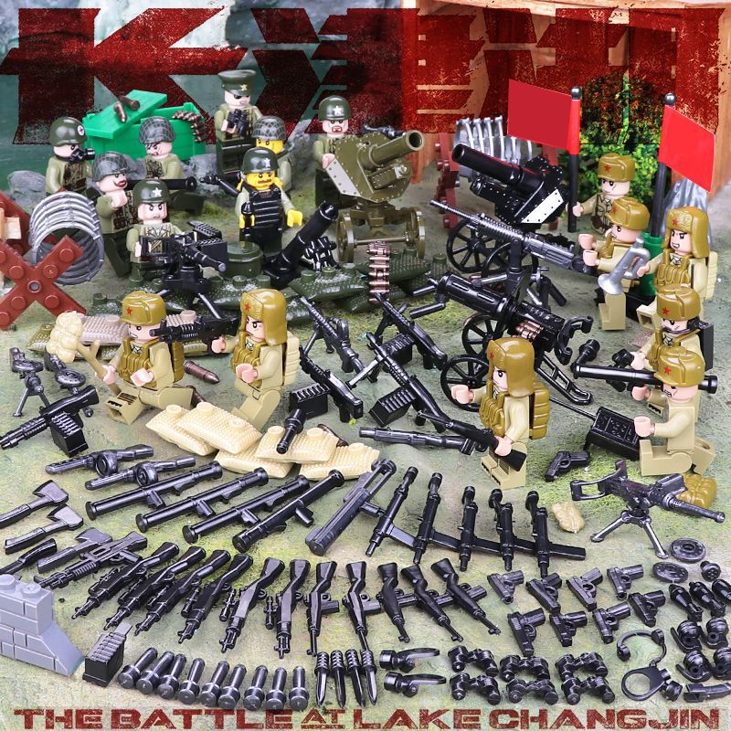 WWII Military Base Building Set