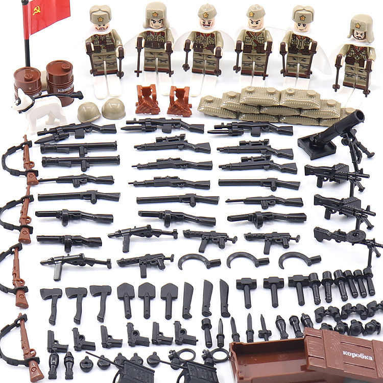 WWII Military Base Building Set