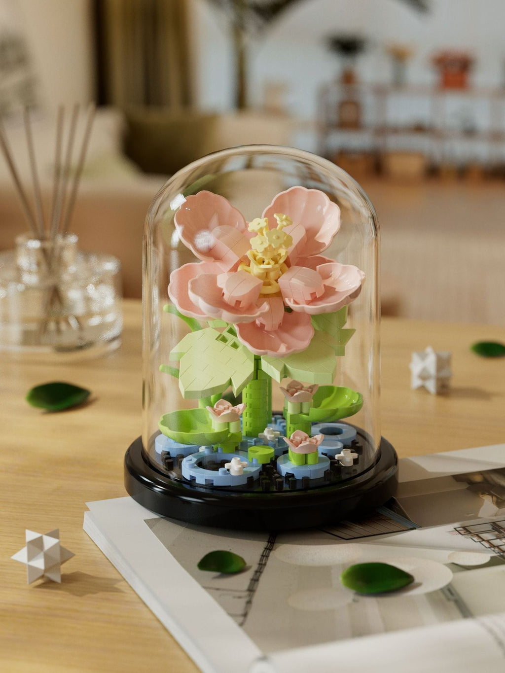 Rose Bouquet Building Set