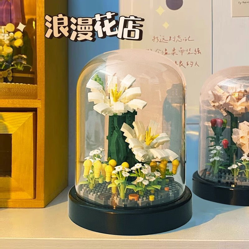 Rose Bouquet Building Set
